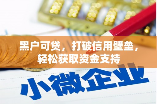 上城黑户可贷，打破信用壁垒，轻松获取资金支持
