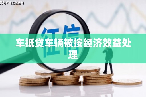 夏邑车抵贷车辆被按经济效益处理