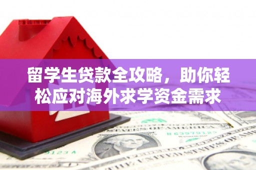 文山留学生贷款全攻略，助你轻松应对海外求学资金需求
